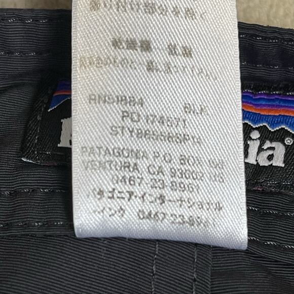 Patagonia Short Mens 34 Black Drawstring Waist Zip Pocket Regular Board Short - Picture 9 of 11